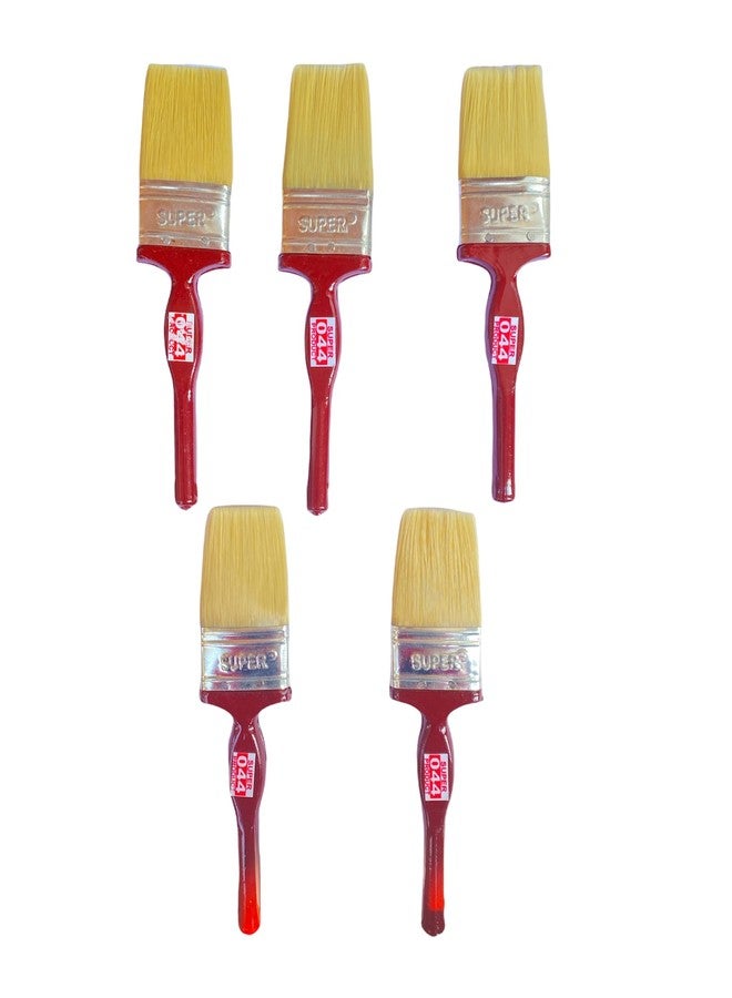 Super Brush 2 Inch (50mm) Set of 5 for Wall, Oil, Enamel, Canvas, Water Based Painting and Cleaning Delicate Items (Pack of 5) - Image 1